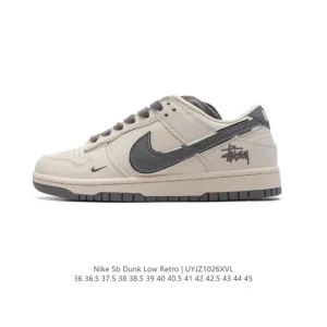 Nike Dunk Low Retro Vintage Basketball Skate Shoes for Men and Women