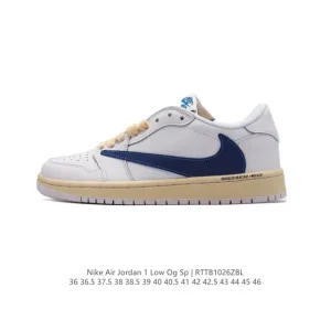 Nike Air Jordan 1 Low OG SP Military Blue Reverse Swoosh