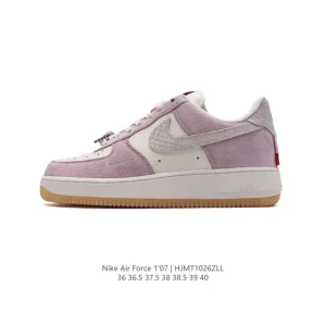 Nike Air Force 1 '07 Low FZ5052 White Leather Sneakers with Air Cushion