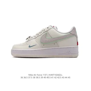 Nike Air Force 1 '07 Low White Leather Sneakers FZ5052