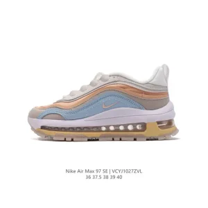 Nike Air Max 97 Low Top Running Shoes with Visible Air Cushion Technology