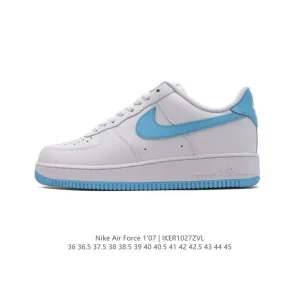 Nike Air Force 1 '07 Low White Leather Casual Sneakers