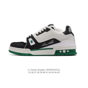 Louis Vuitton Trainer Sneaker Low Top Fashion Luxury Shoes