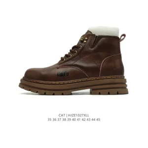 CAT Men's Classic Work & Safety Boots - Lightweight Comfortable Retro Style