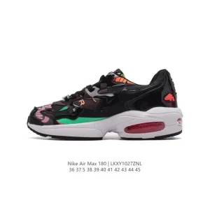 Nike Air Max 2 Light X Atmos Unisex Colorful Patchwork Running Shoes