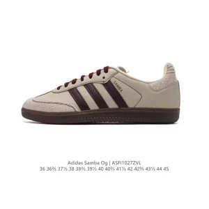 Adidas Samba OG Leather T-Toe Sneakers for Men and Women