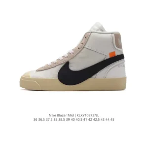 Off-White x Nike Blazer Mid 'OW' Collaboration Sneakers