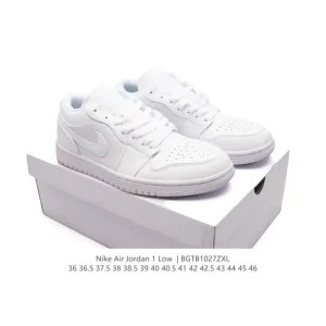 Jordan AJ1 Low Retro Basketball Shoes with Air Cushion