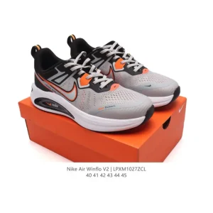 Nike Zoom Winflo V2 Running Shoes with Zoom Air Cushioning and Flywire Support