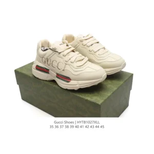 Gucci Rhyton Classic Luxury Chunky Sneaker in Off-White