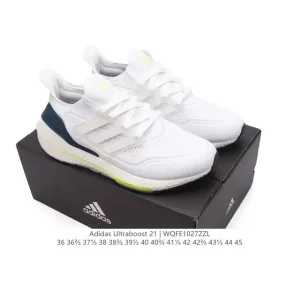 Adidas Ultraboost 21 Running Shoes for Men and Women with Primeblue Upper and Boost Cushioning