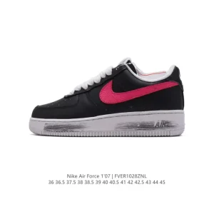 Nike Air Force 1 07 Low Leather White Sneakers for Men and Women