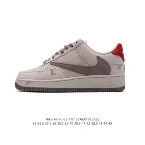 Nike Air Force 1 Mid By You Custom Leather Sneakers with Air Sole Cushioning