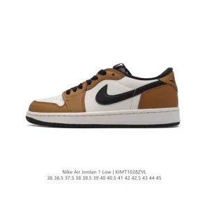 Jordan Air AJ1 Low Retro Basketball Shoes Vintage Style with Air Cushion