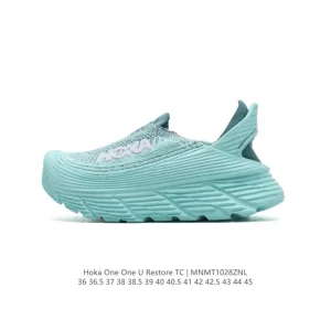 HOKA ONE ONE Restore Slip-On Sandal - Comfortable Cushioned Water Shoe for Men & Women