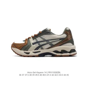 ASICS GEL-KAYANO 14 Retro Running Shoe with Metallic Design