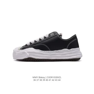 MMY Blakey Dirty Shoes Retro Dissolution Canvas Low Top Sneakers