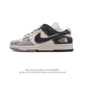 Nike Dunk Low Retro Vintage Skateboarding Shoes with Canvas Upper