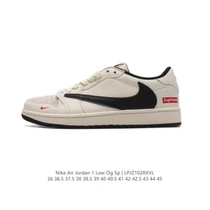 Jordan Military Blue Low OG SP Reverse Swoosh AJ1 Retro Basketball Shoes