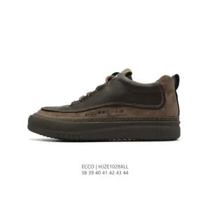 ECCO Men's Casual Leather Shoes - Stylish & Comfortable
