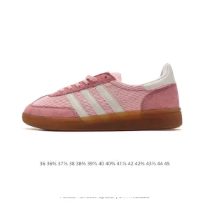 Adidas Handball Spezial Low Top Retro Sneakers with Suede Upper and Gum Sole