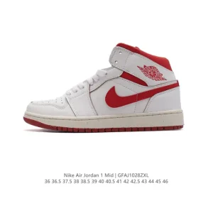 Nike Air Jordan 1 Mid Men's Women's Basketball Shoes