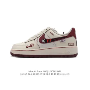 Nike Air Force 1 07 Low FB1839-512 White Leather Sneakers