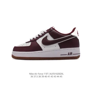 Nike Air Force 1 '07 Low FB4958 White Leather Casual Sneakers