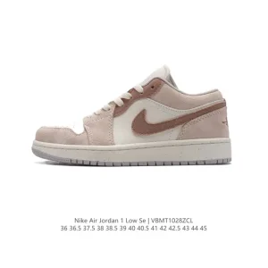 Jordan Air 1 Low Retro Vintage Leather Basketball Shoes