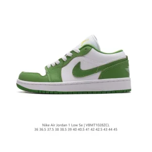 Jordan AJ1 Low Retro Basketball Shoes with Air Cushioning