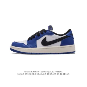 Jordan Air Jordan 1 Low Retro CZ0790 Leather Basketball Shoes
