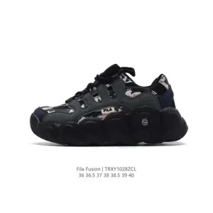 FILA Women's Cat Paw Chunky Sneakers with Retro Design
