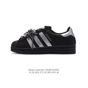 Adidas Superstar 82 Classic Shell Toe Leather Sneakers