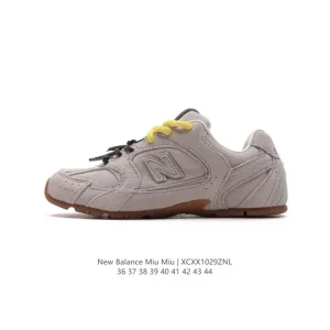 Miu Miu x New Balance 530 SL Retro Low Top Sneakers in Brown Suede