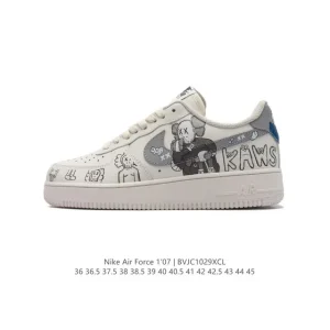 Nike Air Force 1 07 Low CW2288-999 White Leather Casual Sneakers