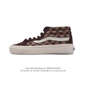 Vans SK8-Mid Reissue S Canvas Skate Shoes for Men and Women