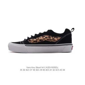 Vans Knu Skool VR3 LX Chunky Sneaker in Classic Black and White