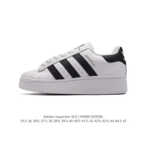 Adidas Originals Superstar XLG Low Top Platform Sneakers Shell Toe