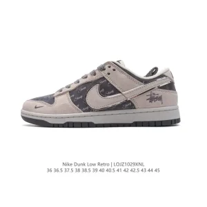 Nike Dunk Low Retro Vintage Basketball Sneakers for Men and Women