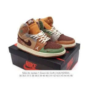 Jordan 1 Zoom CMFT Corduroy Retro High Basketball Shoes