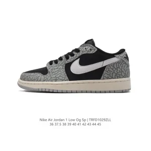 Jordan AJ1 Low Retro Classic Leather Basketball Shoes