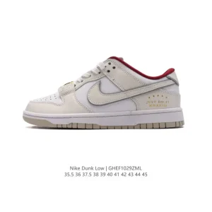 Nike Dunk Low Retro Vintage Leather Sneakers for Men and Women