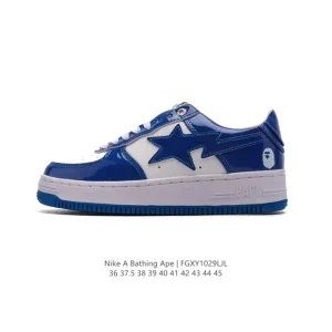 BAPE x Nike Air Force 1 Sta Low Camo Sneakers for Men and Women