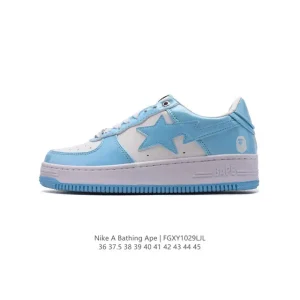 BAPE x Nike Air Force 1 Low Camo Sneakers for Men and Women