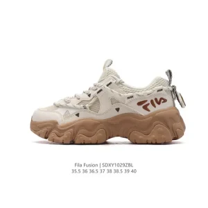 FILA Women's Cat Paw Sneakers Fashion Retro Running Shoes