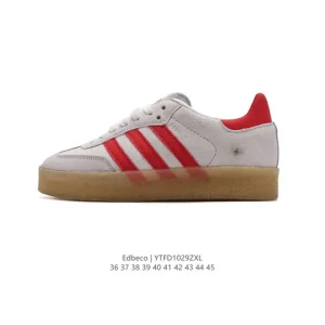 EDBECO White Canvas Leather Casual Sneakers for Men and Women