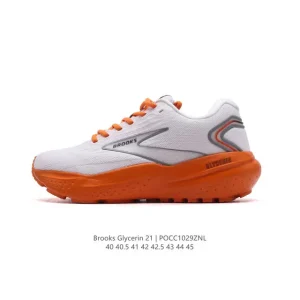 Brooks Glycerin 21 Men's Cushioned Running Shoes for Heavy Runners