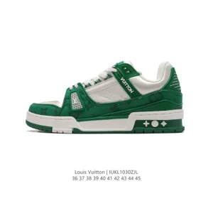 Louis Vuitton Trainer Sneaker Low Top Fashion Luxury Shoes