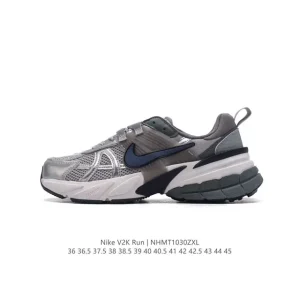 Nike V2K Run Retro Running Shoes with Cushioning and Stability