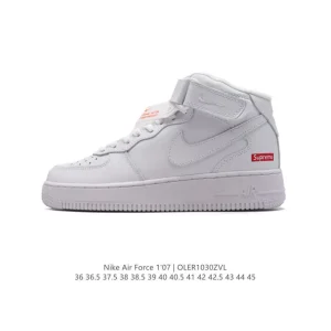 Nike Air Force 7 Mid AF1 Magic Strap Thick Sole Honeycomb Air Cushion